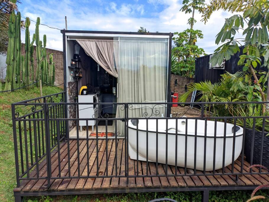 Tiny House Paraiso Minicasas Com Hidromassagem 포우소알레그레 외부 사진